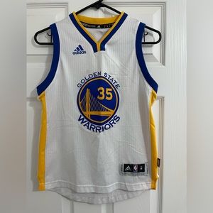 Adidas Golden State Warriors Kevin Durant Jersey Youth sz Medium